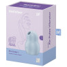 Satisfyer - Stimulateur Et Vibrateur Double Air Pulse Pro To Go 1 Bleu